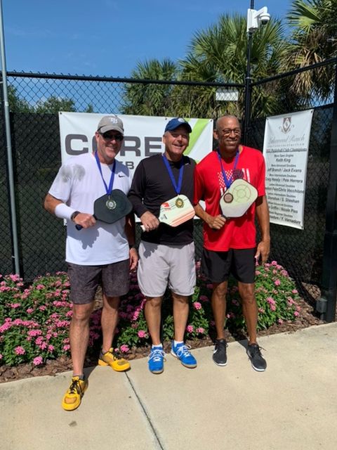 Brian Grogan at Racquetball Court with friends